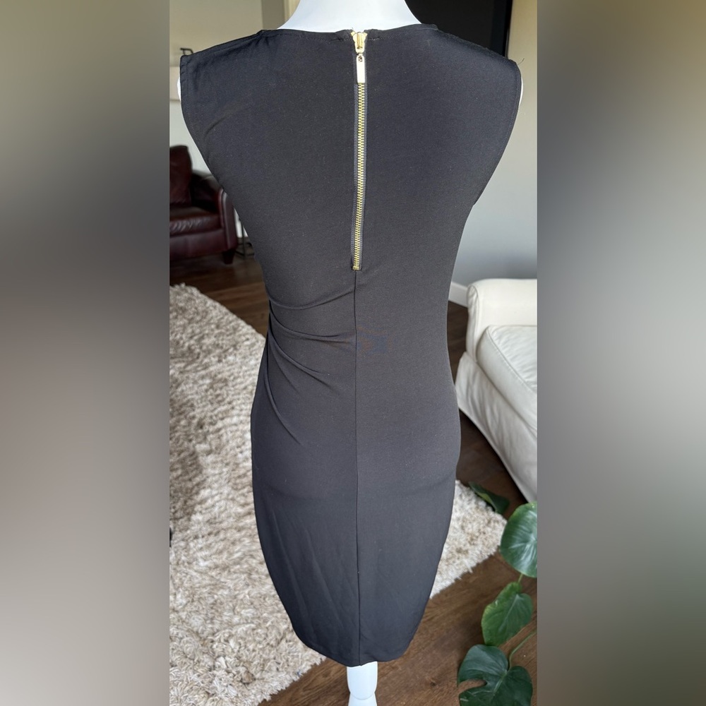 Victoria's Secret SMALL Black Asymmetric Sexy Knee Length Dress - Picture 3 of 7